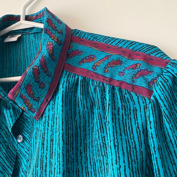 Vintage cropped button down shirt - Picture 2 of 6